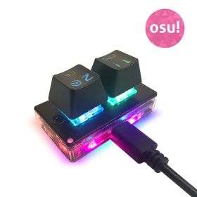 K2 Mechanical Keyboard Professional OSU Gaming Keyboards Hot Swap Portable Mini Keypad RGB Backlight Detachable Keycap