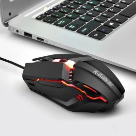 USB Ergonomic Mouse Wired Gaming Mouse Gaming Electronic Sports RGB Streamer Luminous Silent Computer Laptop Desktop Mouse