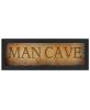 "Man Cave" by Artisan John Jones, Ready to Hang Framed Print, Black Frame