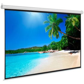 Leadzm 100 INCH 4:3 Manual Projector Screen Matte White