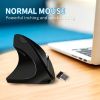 Wireless Mouse Vertical Gaming Mouse USB Computer Mice Ergonomic Desktop Upright Mouse 1600DPI For PC Laptop Office Home