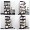 Storage Shelves 5 Tier Heavy Duty Metal Shelving Unit Adjustable Shelving Units and Storage Rack Kitchen Garage Shelf H72 * W35.4 * D15.7