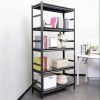 Storage Shelves 5 Tier Heavy Duty Metal Shelving Unit Adjustable Shelving Units and Storage Rack Kitchen Garage Shelf H72 * W35.4 * D15.7