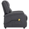 322465 Massage Recliner Dark Grey Fabric (AU/US only)