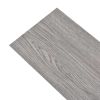 Self-adhesive PVC Flooring Planks 54 ft² 0.08" Dark Gray