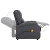 322465 Massage Recliner Dark Grey Fabric (AU/US only)