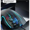 Mute Wired Gaming Mouse 1000 DPI Optical 3 Button USB Mouse With RGB BackLight Mute Mice for Desktop Laptop Computer Gamer Mouse