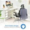 18 Inch to 22.5 Inch Height Adjustable Ergonomic High Back Mesh Office Chair Recliner Task Chair with Hanger