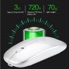 Rechargeable Wireless Mouse Bluetooth Mice Wireless Computer Mause LED RGB Backlit Ergonomic Gaming Mouse For Laptop