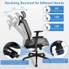 18 Inch to 22.5 Inch Height Adjustable Ergonomic High Back Mesh Office Chair Recliner Task Chair with Hanger